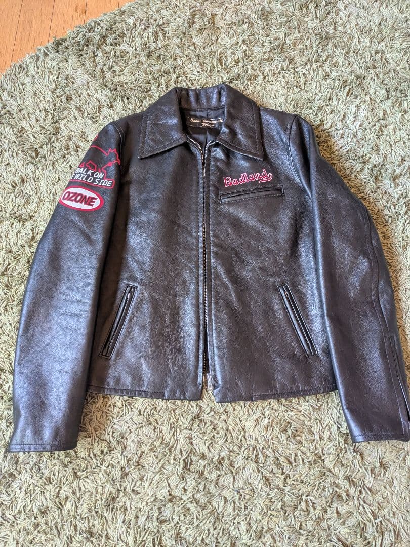 Ozone Community レザージャケット ライダース