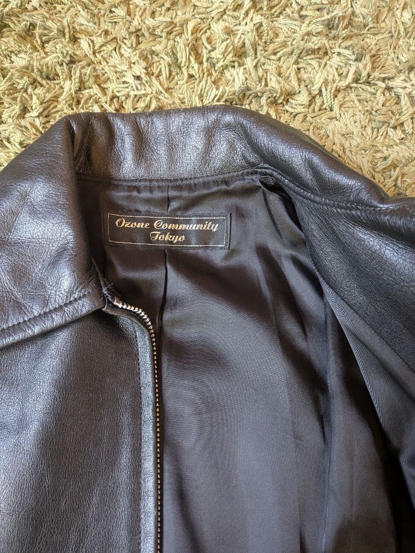 Ozone Community レザージャケット ライダース