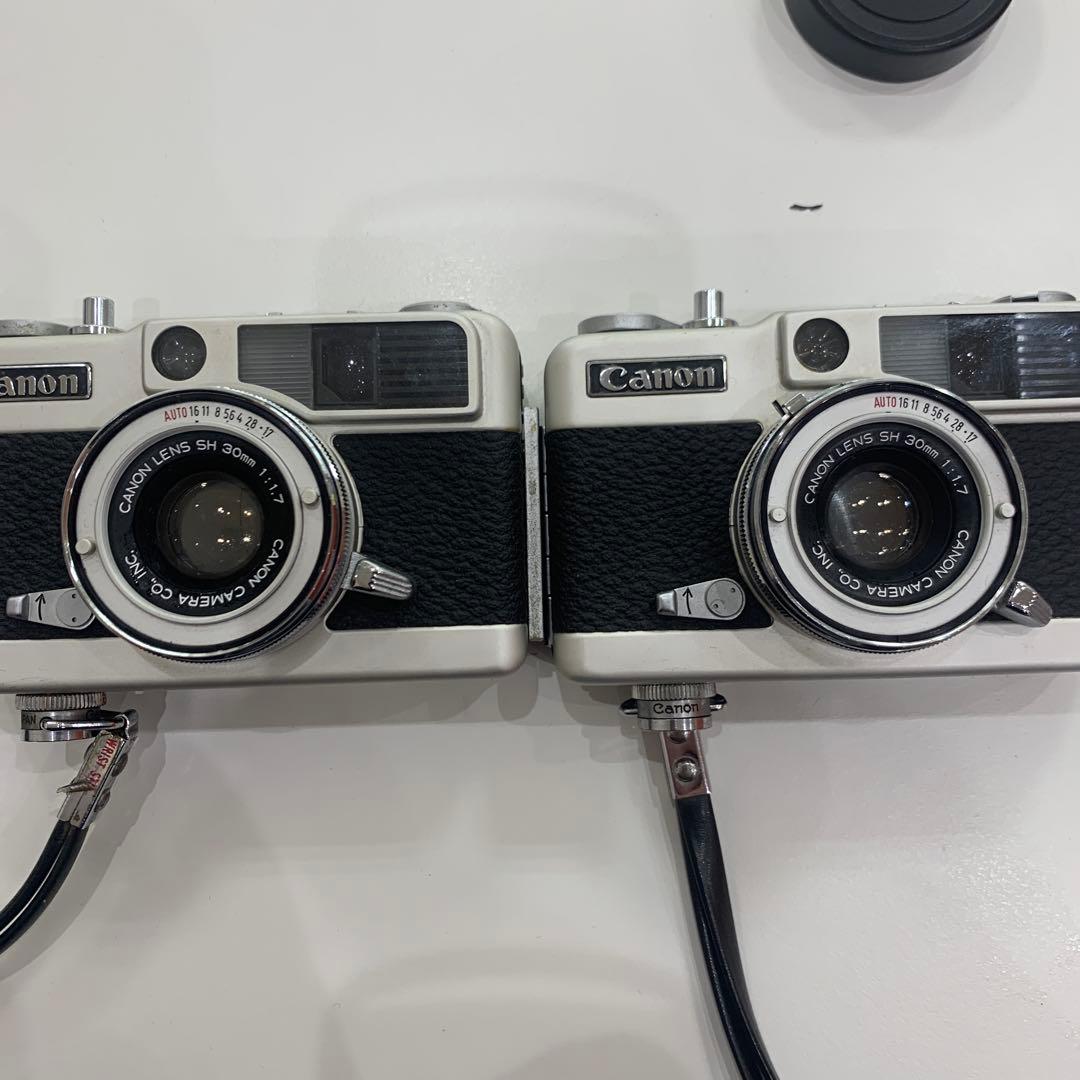 Canon Demi EE17 フィルムカメラ 2台セット ストラップ付き