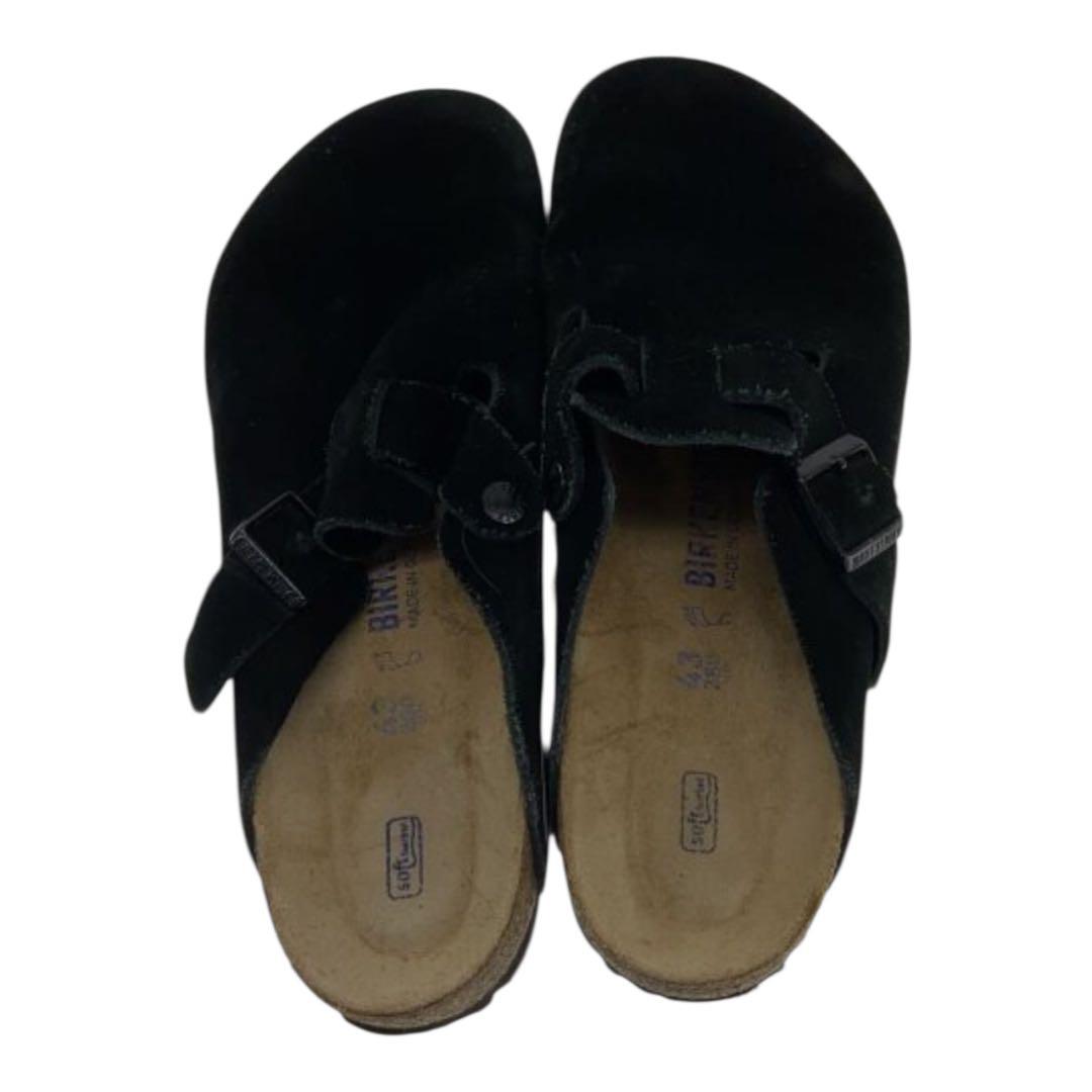 12091 BIRKENSTOCK ボストン 黒 スエード 28cm