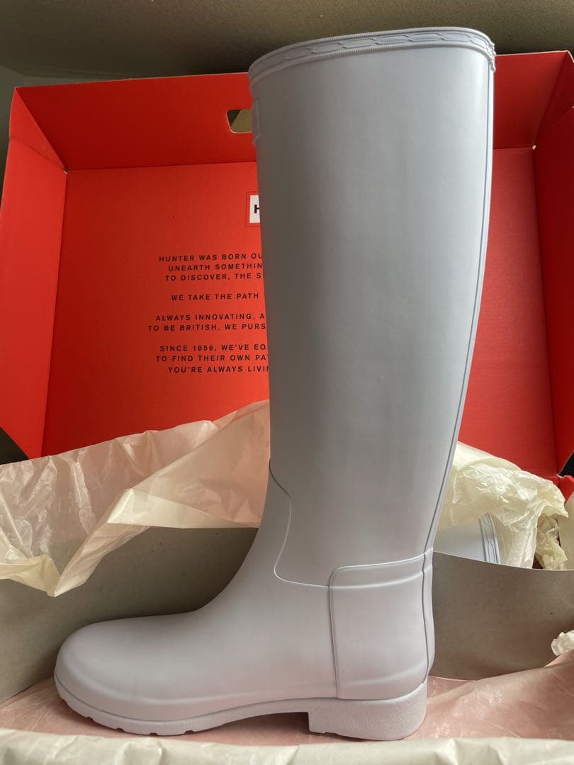 新品未使用　HUNTER ロングレインブーツ