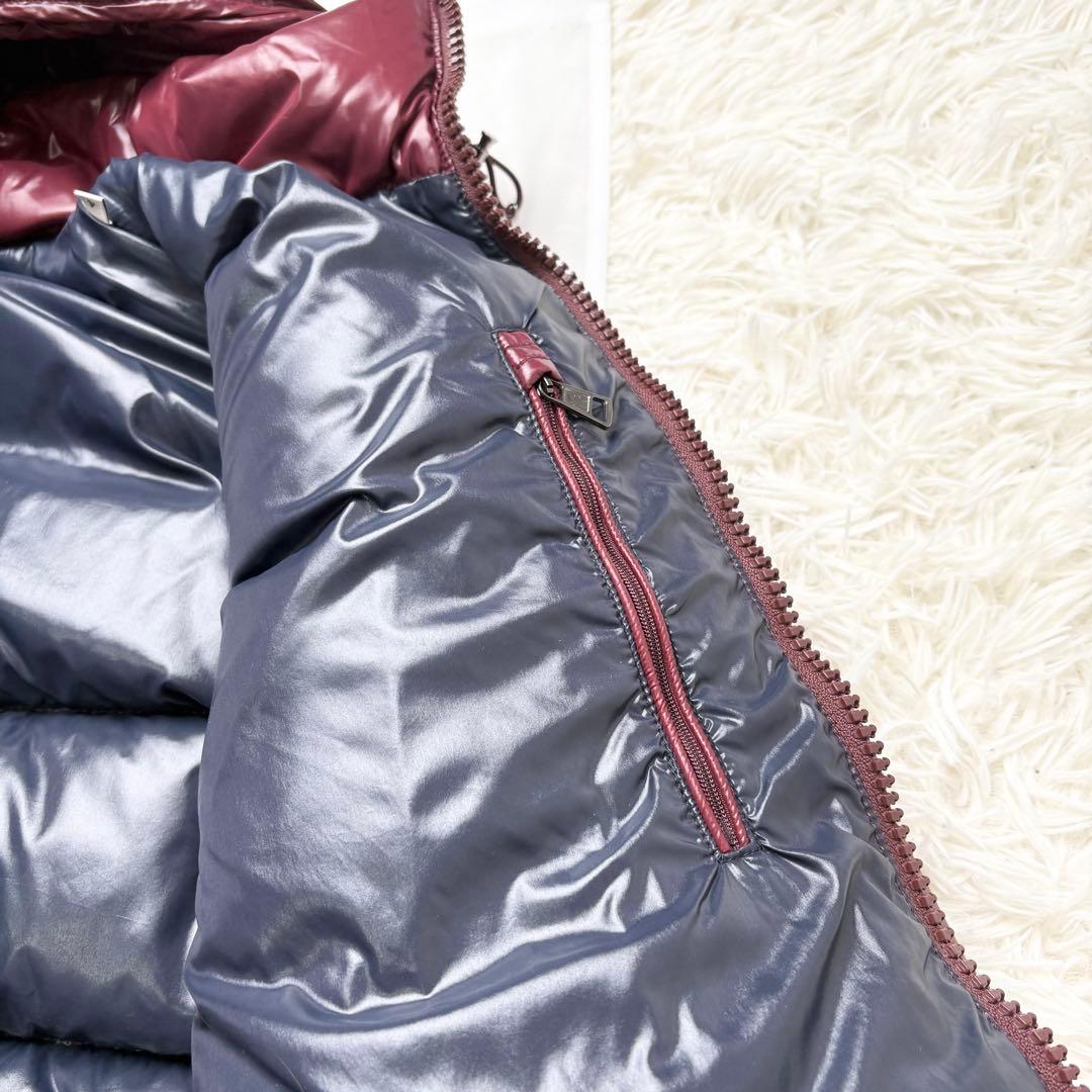 モンクレール ダウンジャケット MAYA 希少サイズ4 フード ロゴワッペン