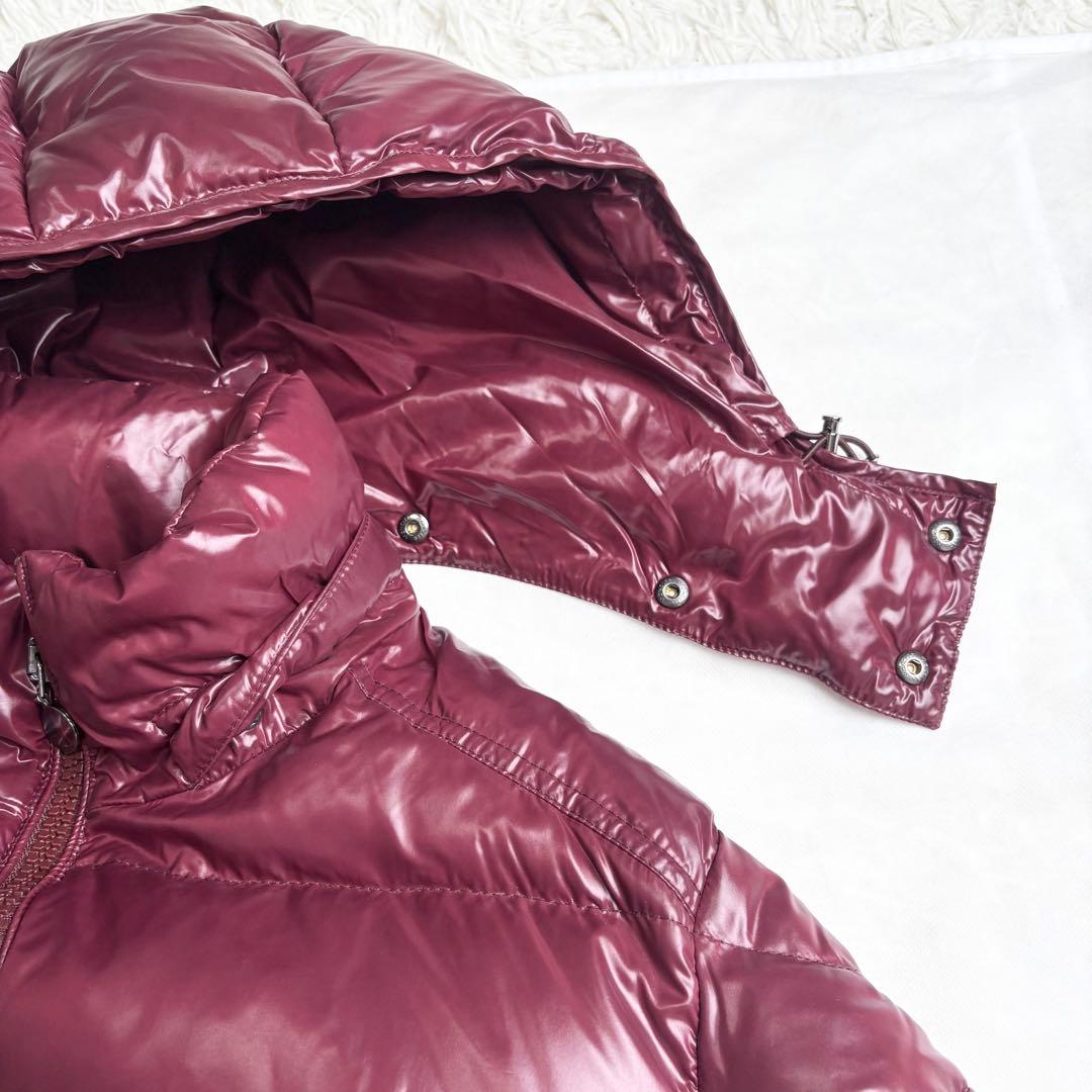 モンクレール ダウンジャケット MAYA 希少サイズ4 フード ロゴワッペン