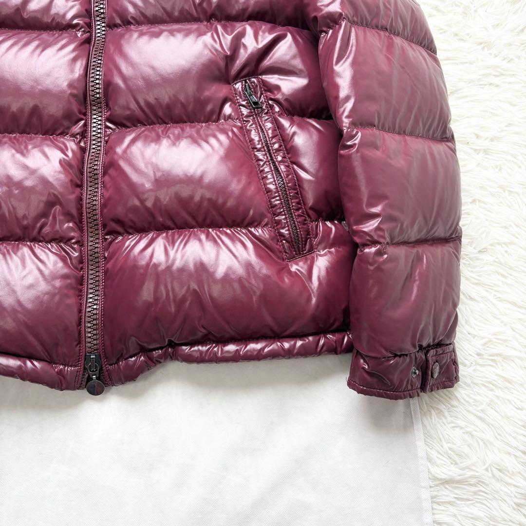 モンクレール ダウンジャケット MAYA 希少サイズ4 フード ロゴワッペン