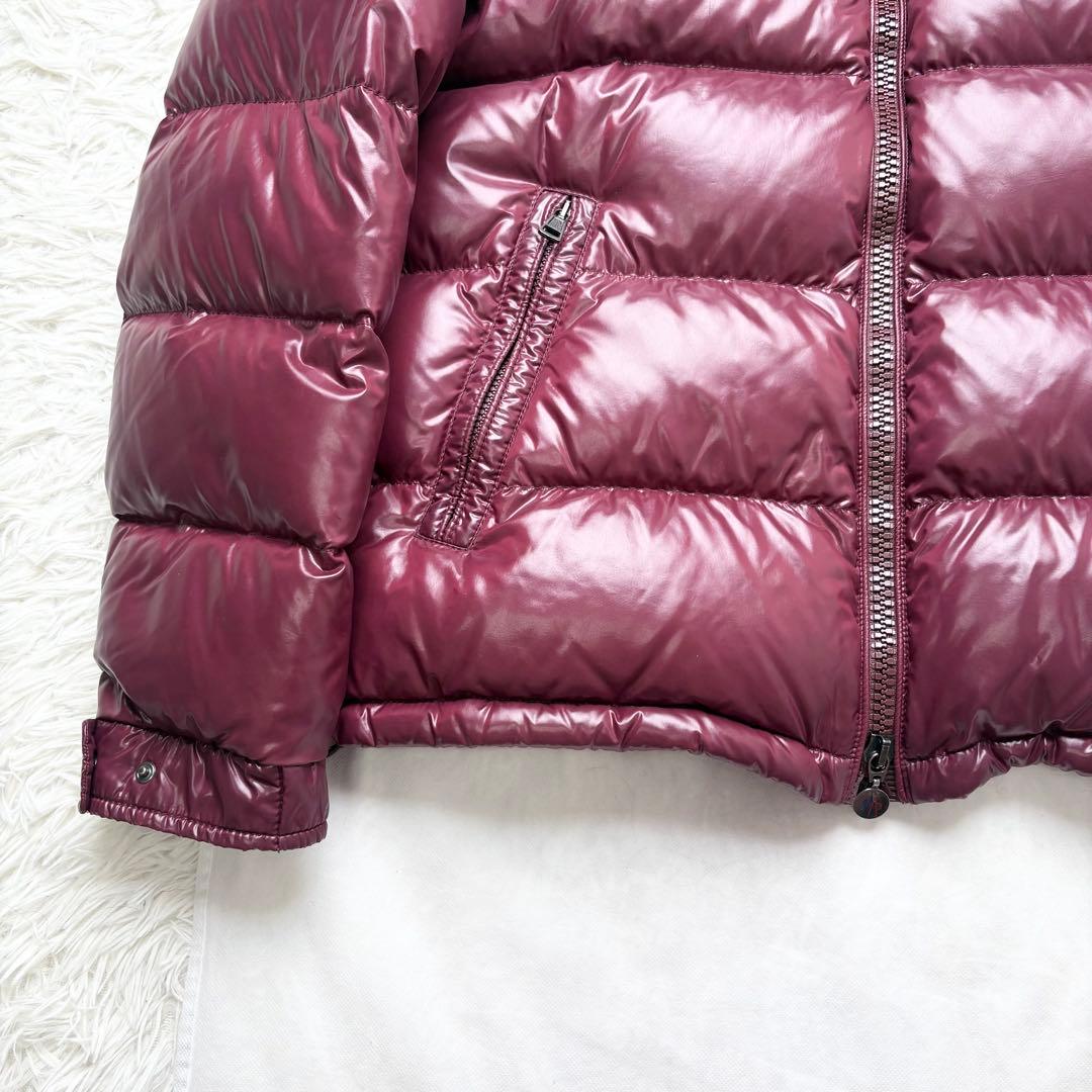 モンクレール ダウンジャケット MAYA 希少サイズ4 フード ロゴワッペン
