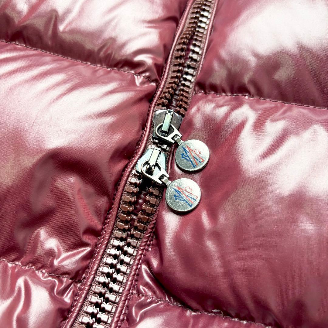 モンクレール ダウンジャケット MAYA 希少サイズ4 フード ロゴワッペン