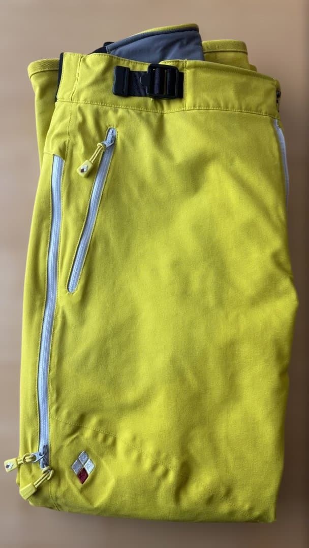 モンベル スキーパンツ ドライテック インシュレーテッドパンツ L-S 黄色