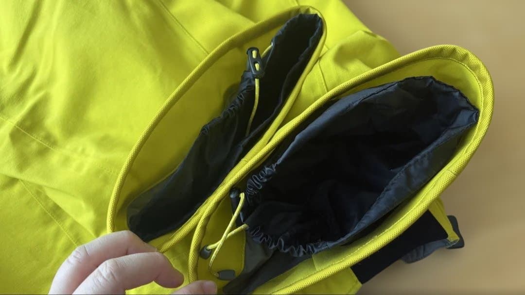 モンベル スキーパンツ ドライテック インシュレーテッドパンツ L-S 黄色