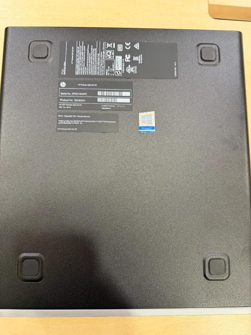 【美品中古】HP ProDesk 600 G5 SFF_7