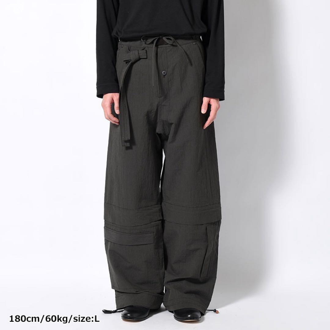 パンツ JIAN YE ALL BAG PT -CHARCOAL