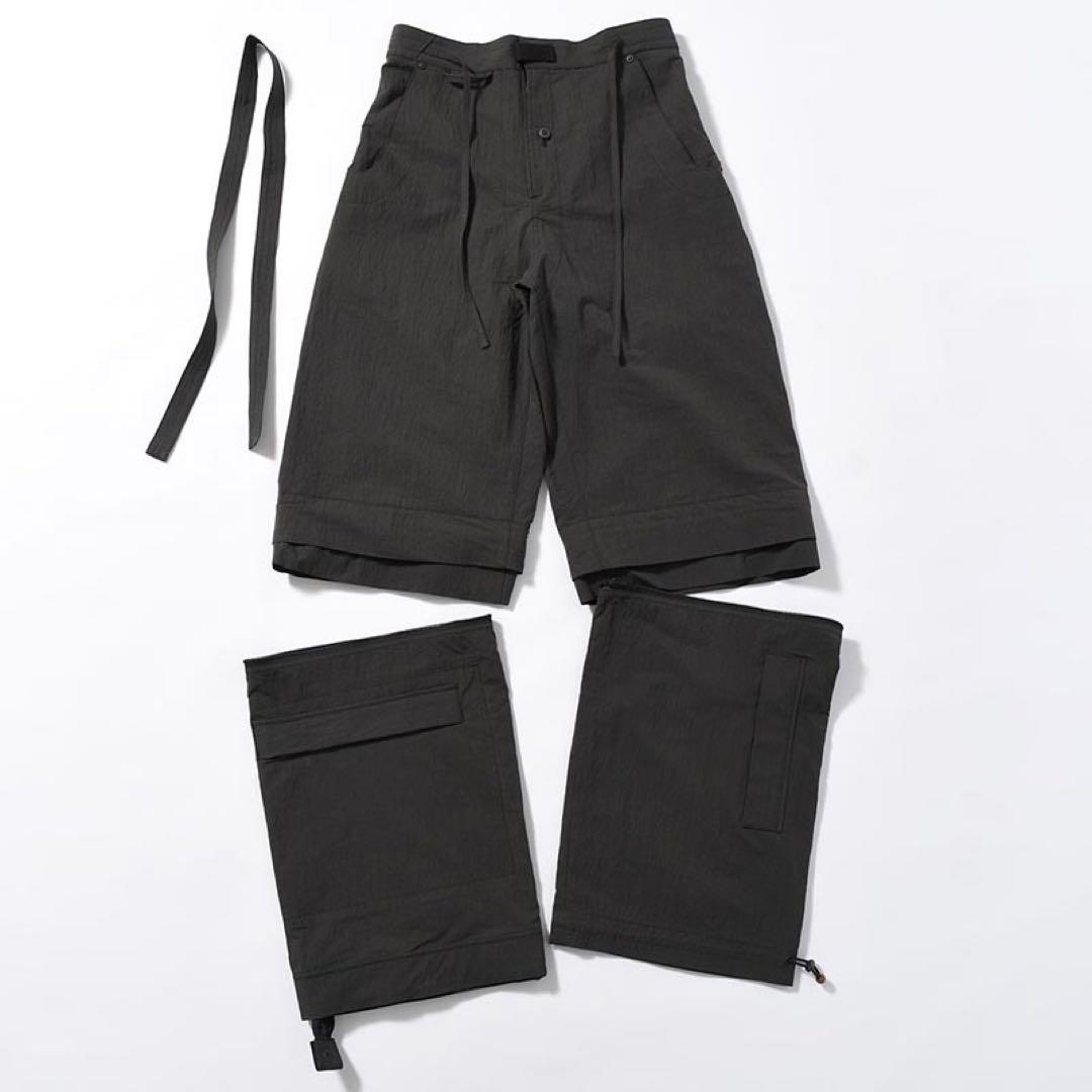 パンツ JIAN YE ALL BAG PT -CHARCOAL