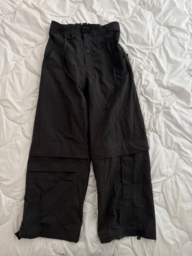 パンツ JIAN YE ALL BAG PT -CHARCOAL