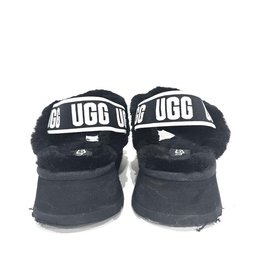 UGG アグ ファーサンダル ディスコ クロス スライド 厚底サンダル 22cm