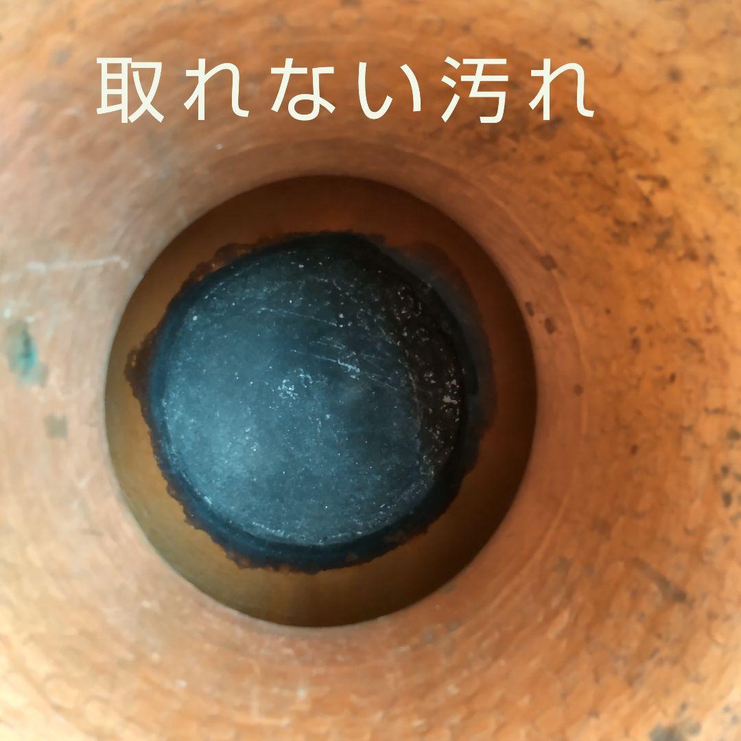 【銅の大きな花瓶】イタリア製　傘立て　ヴィンテージ　花びん　コッパー