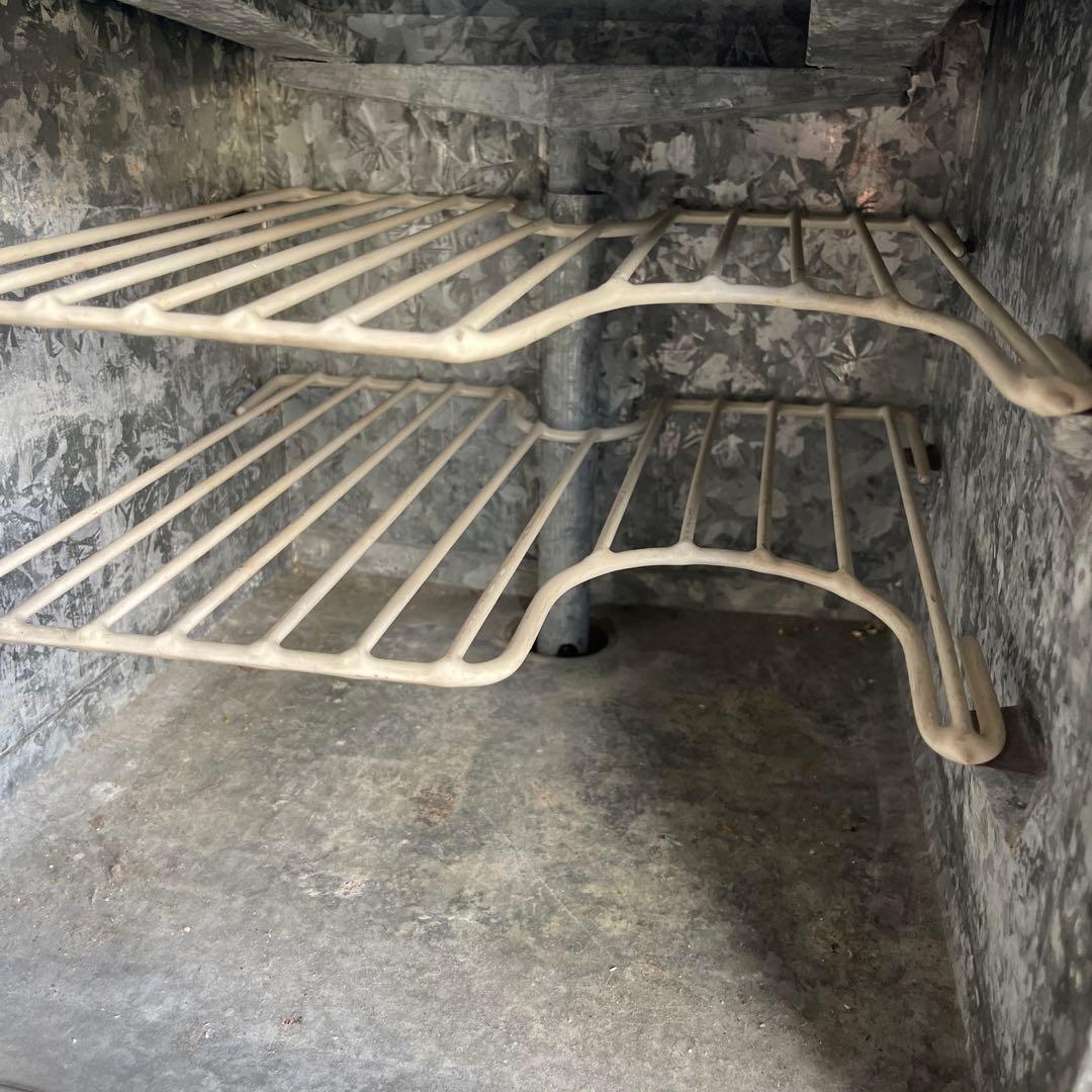 昭和レトロ　木製冷蔵庫　氷冷蔵庫　ビンテージ冷蔵庫