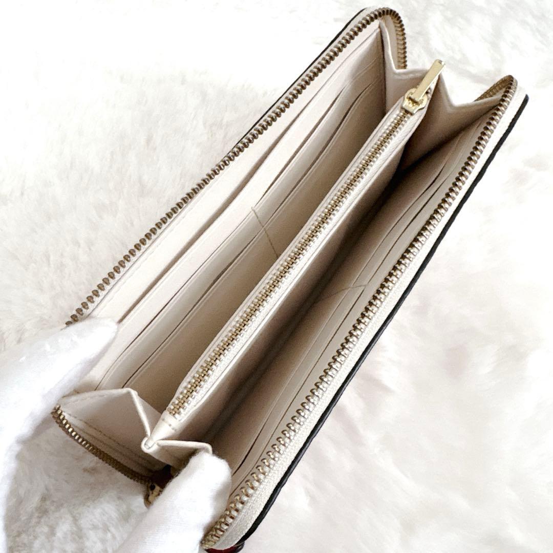 COACH 長財布 チェリー ラウンドファスナー