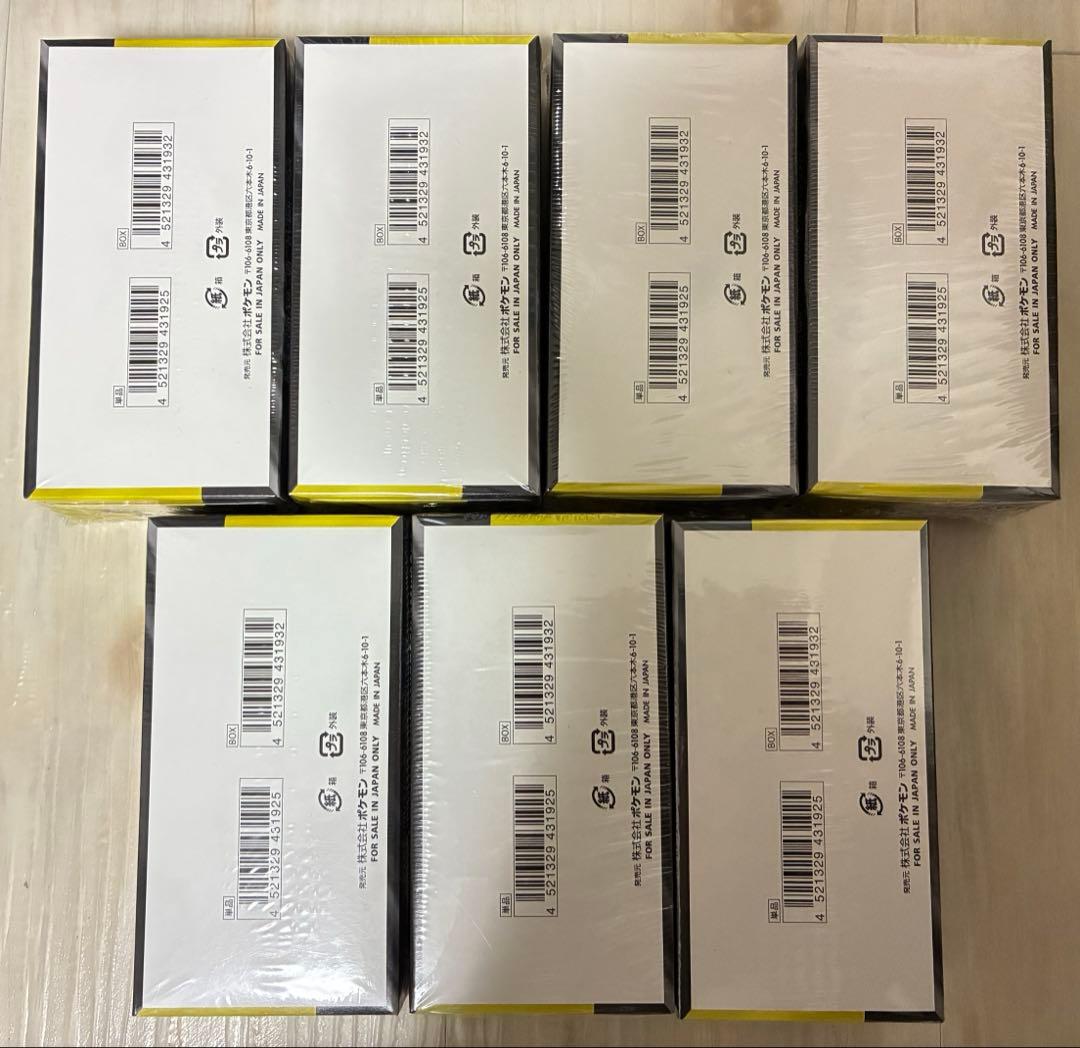 ポケモンカード MEGAドリームex 7box シュリンク付き