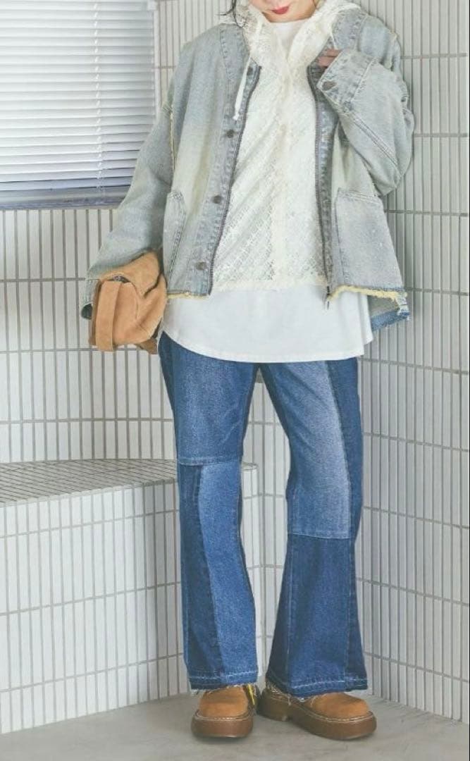 niko and ... エンジニア リメイクデニムジャケット