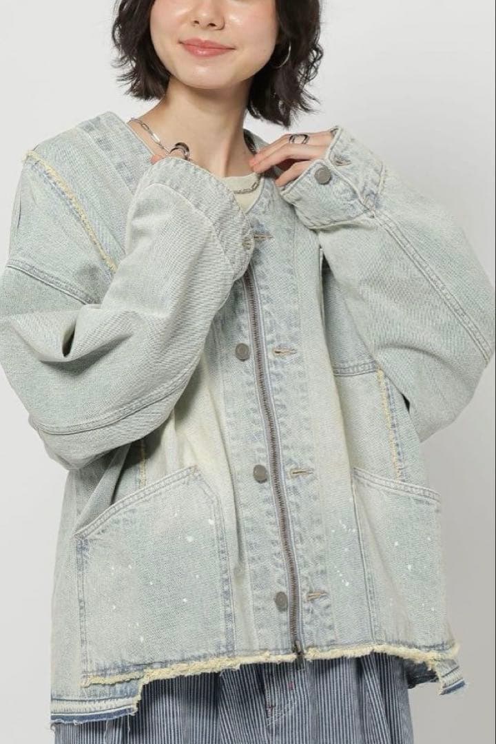 niko and ... エンジニア リメイクデニムジャケット