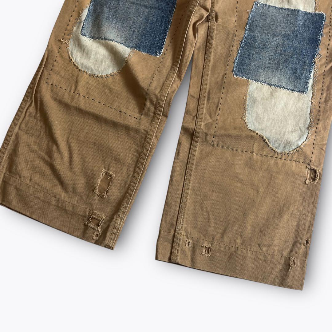 RRL REPAIRED CHINO TROUSERS ダメージ加工 32×32