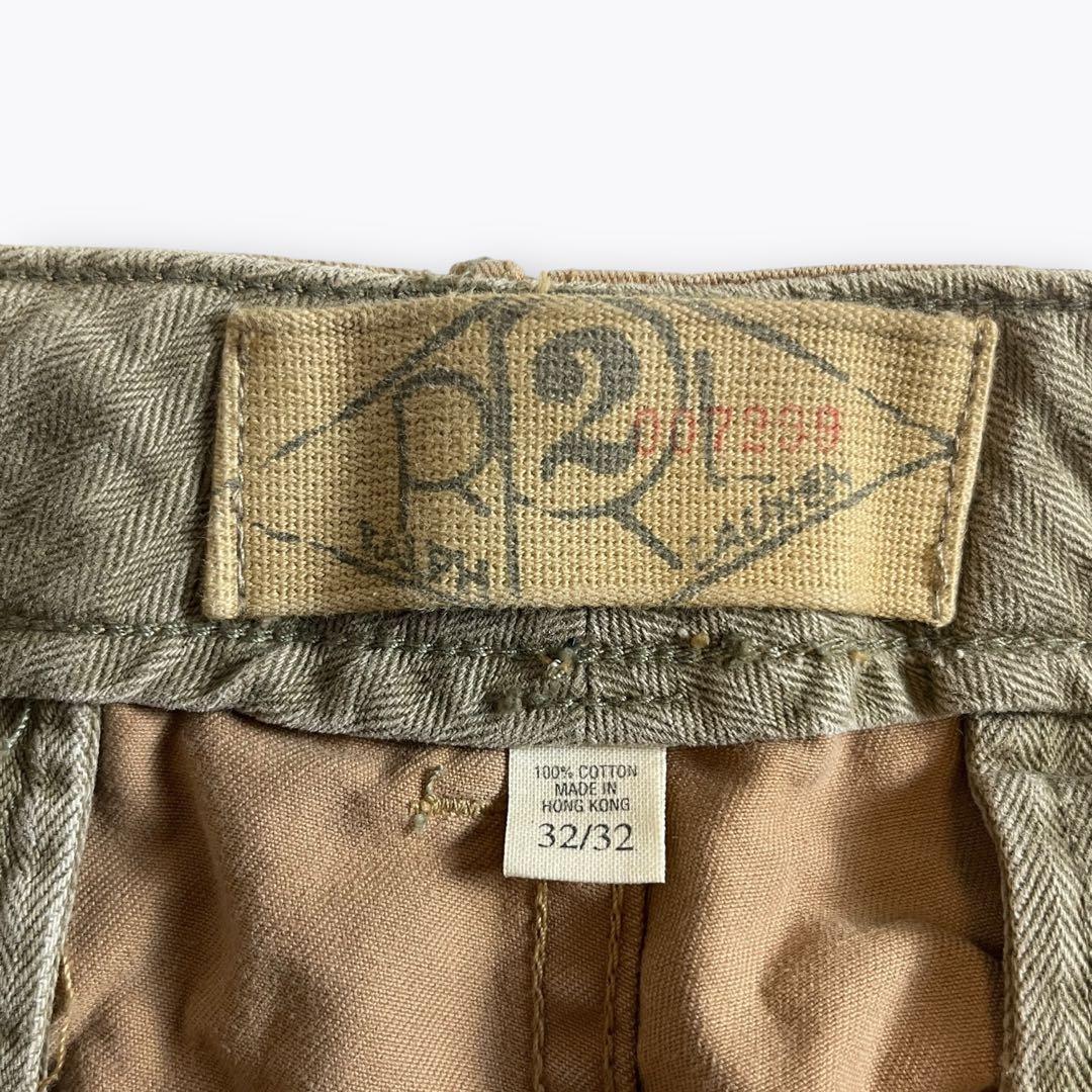 RRL REPAIRED CHINO TROUSERS ダメージ加工 32×32