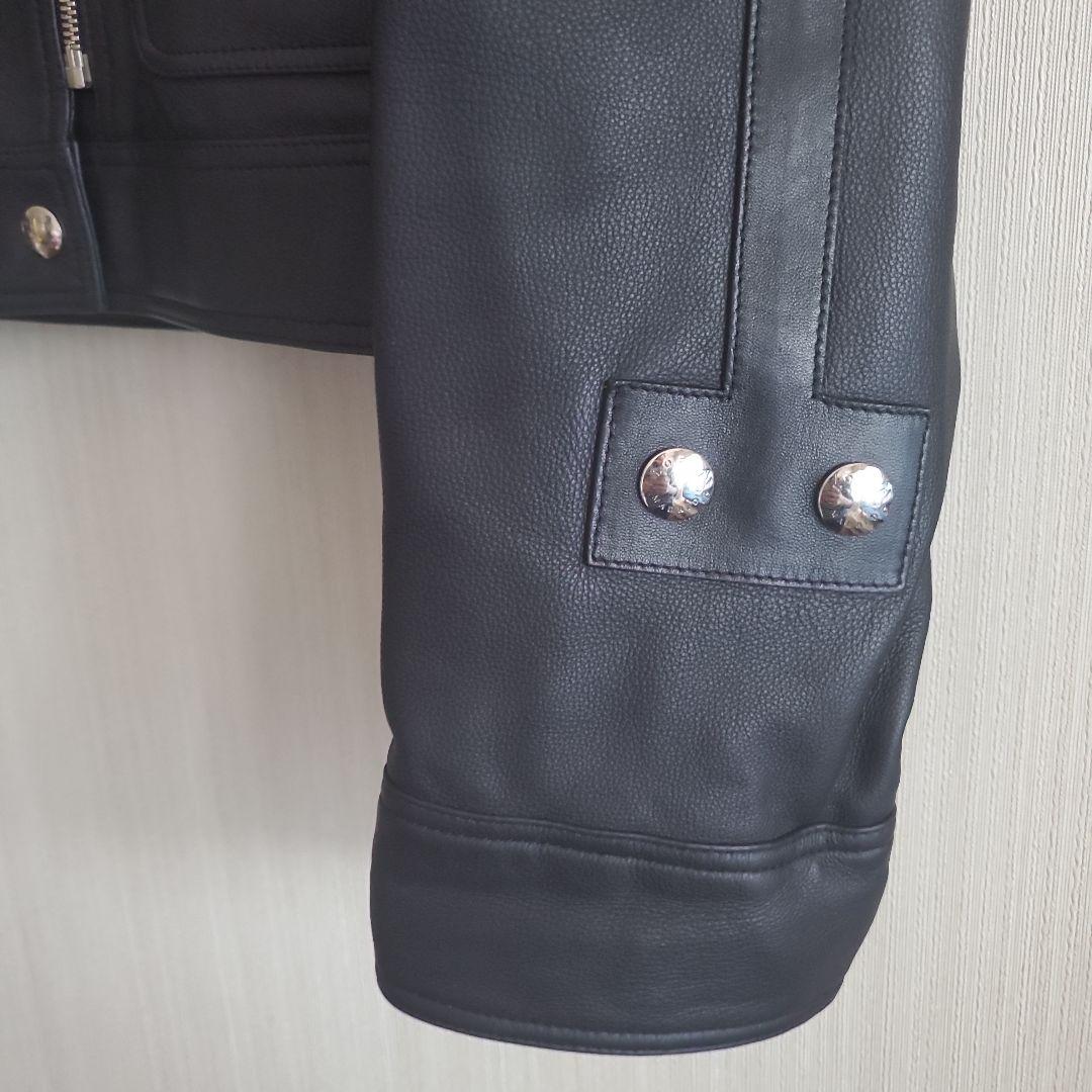 ロエベ 本革レザーのライダースジャケット