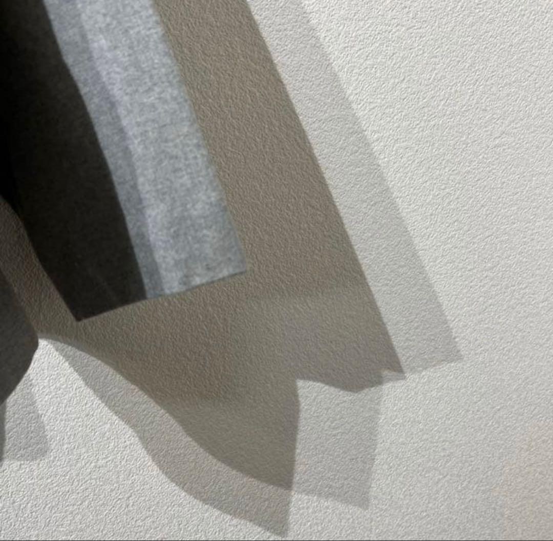 希少 美品 ENFOLD 上質 ウール ラウンドヘム カットソー グレー