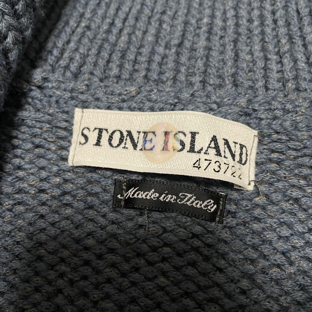 STONE  ハーフジップ ミドルゲージ ニットセーター Mサイズ