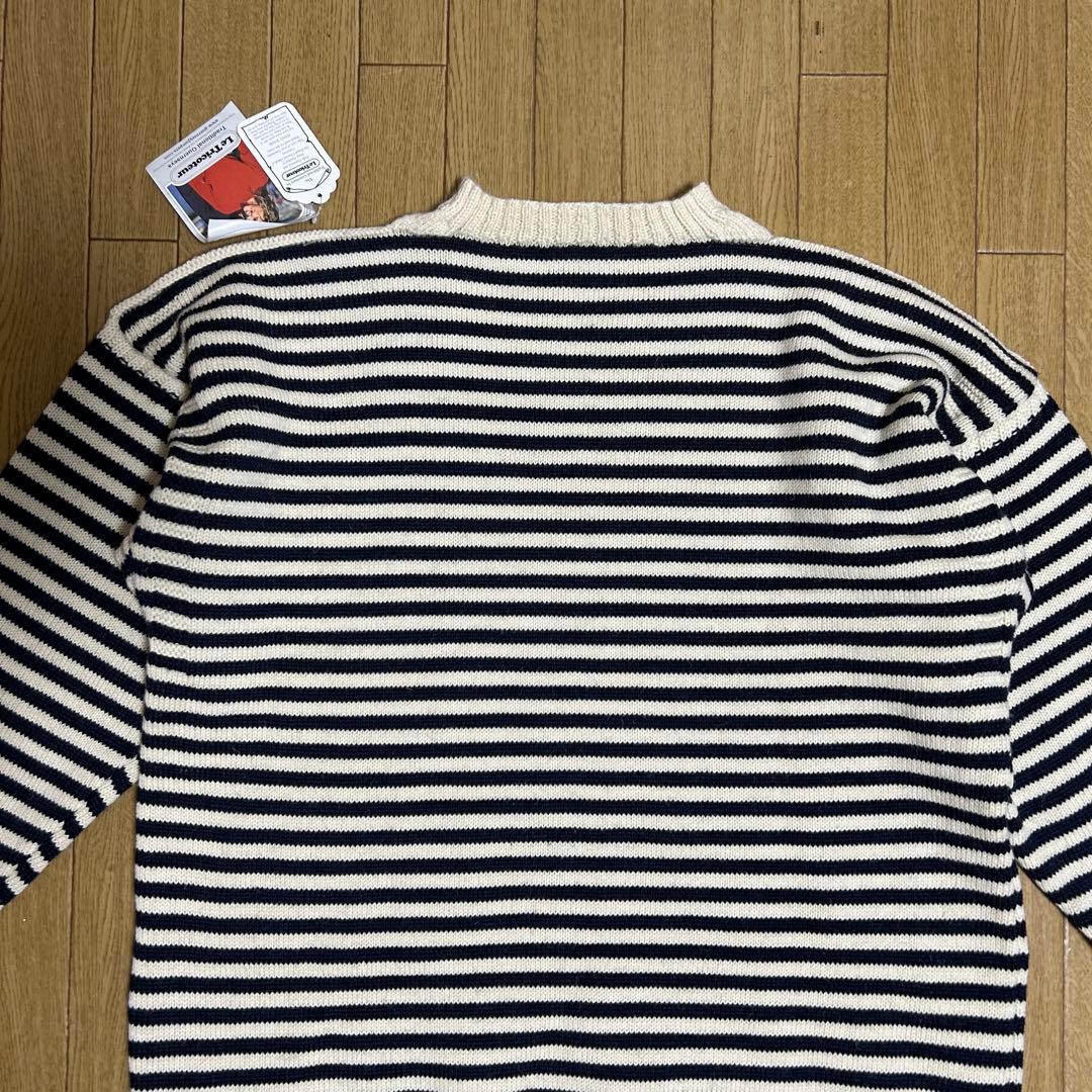 ルトリコチュール/イギリス製/ウール/ボーダー/ニット/セーター/未使用