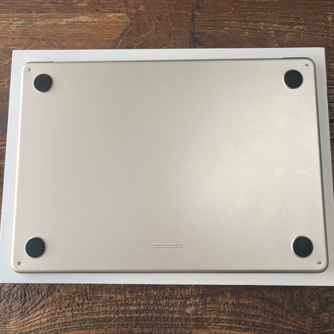 Apple MacBook Air M2 本体 メモリ16gb SSD256gb