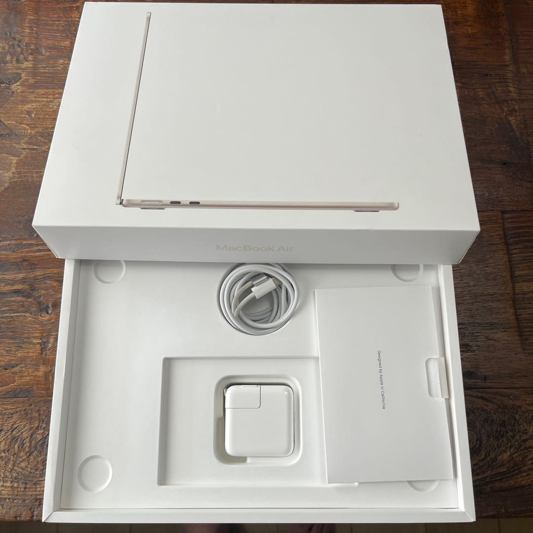 Apple MacBook Air M2 本体 メモリ16gb SSD256gb