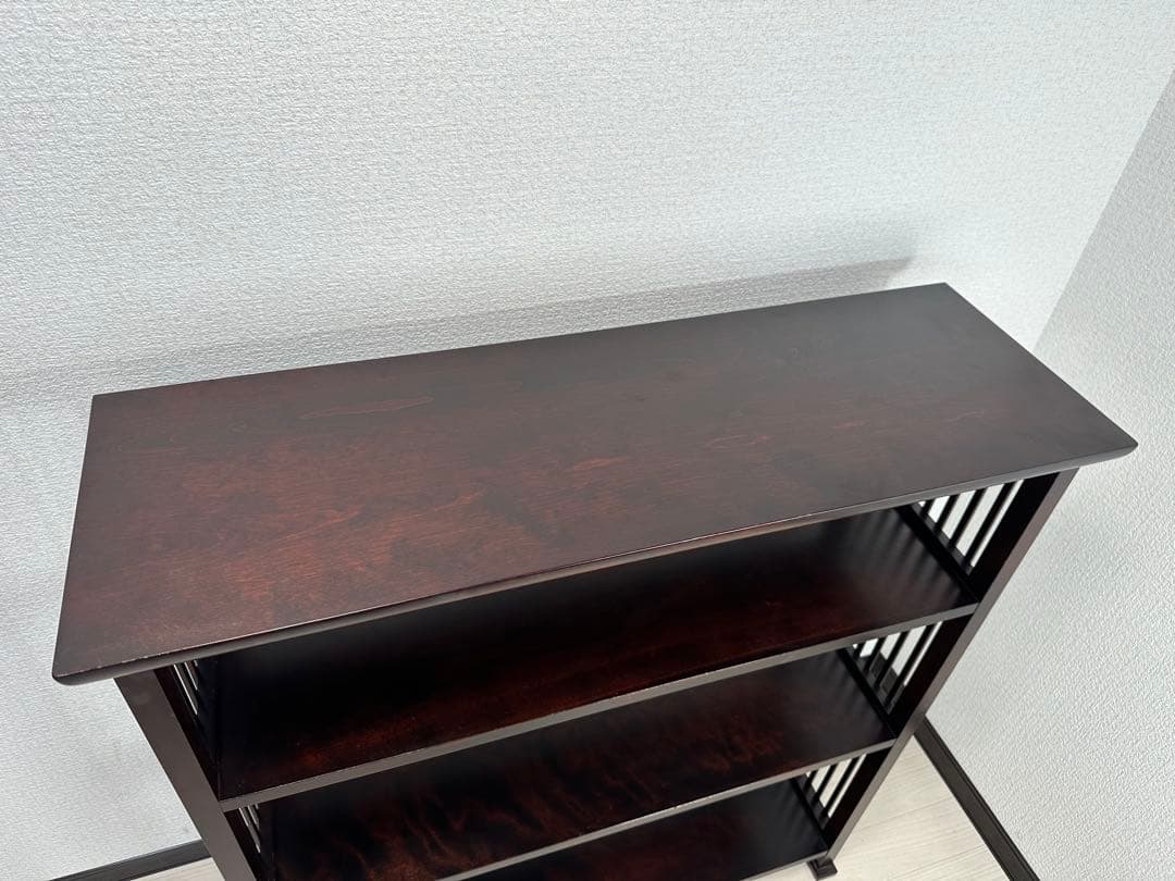 北海道民芸家具 重ね書棚 90cm 本棚 シェルフ ラック 樺材 ※i4-2