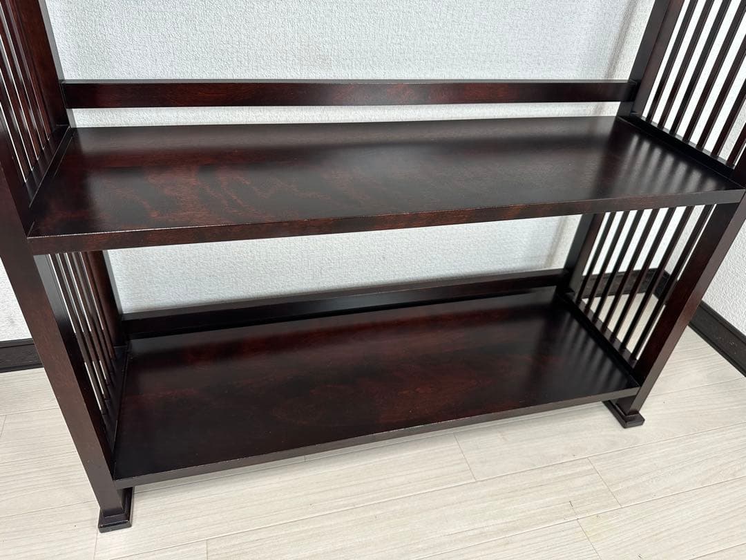 北海道民芸家具 重ね書棚 90cm 本棚 シェルフ ラック 樺材 ※i4-2