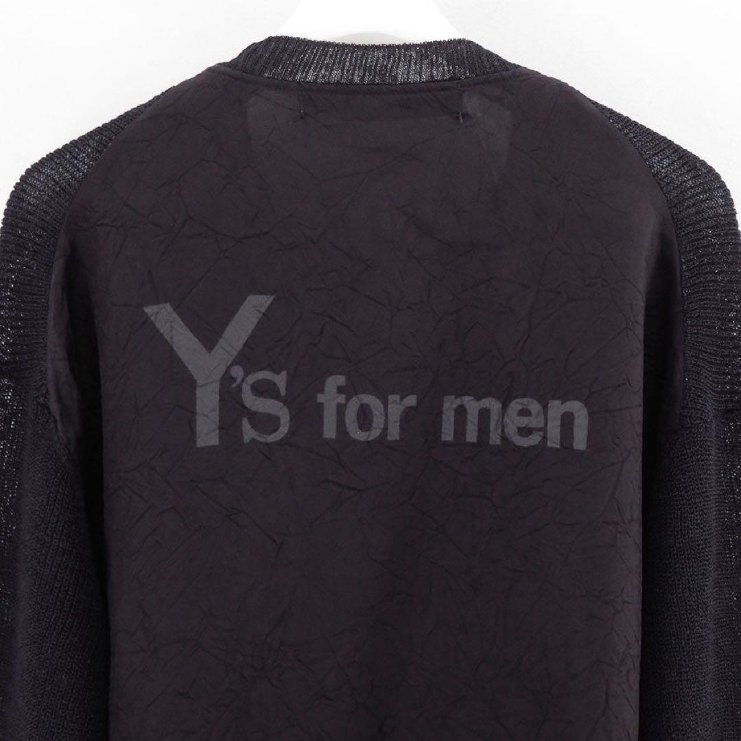 Y*)様 Y’s for men 26SS ビッグロゴラウンドネックプルオーバー