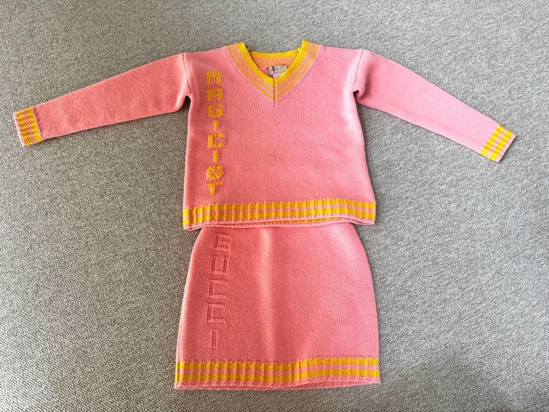 GUCCI キッズ用ニットセットアップセット Y6 (120/60)