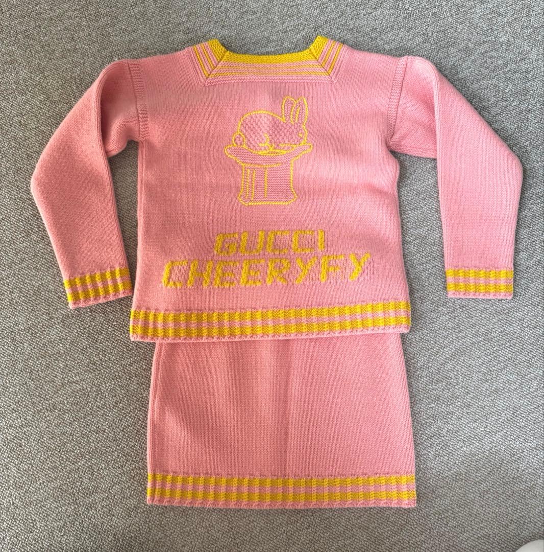 GUCCI キッズ用ニットセットアップセット Y6 (120/60)