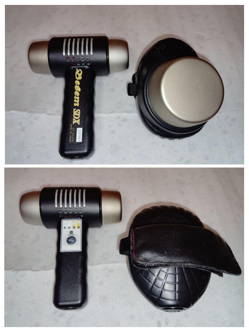 ベセムSDX総合美容器■超音波/低/中周波ホット＆クール☆純チタンヘッド②