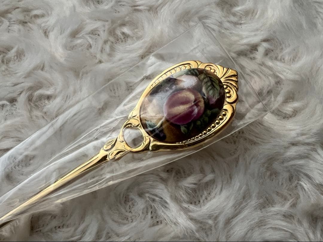 エインズレイ　カトラリーセット　オーチャードゴールド　スプーン＆フォーク　12本