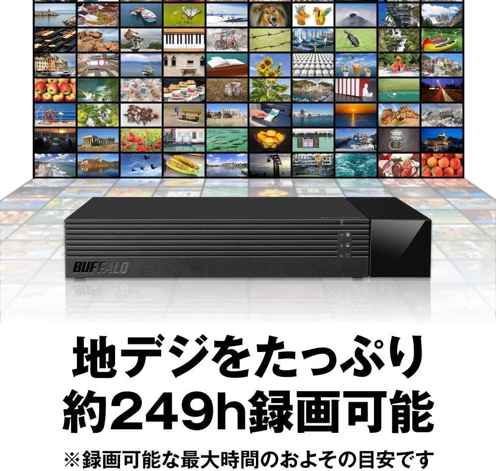 バッファロー 外付けHDD 2TB HDV-SAM2.0U3-BKA