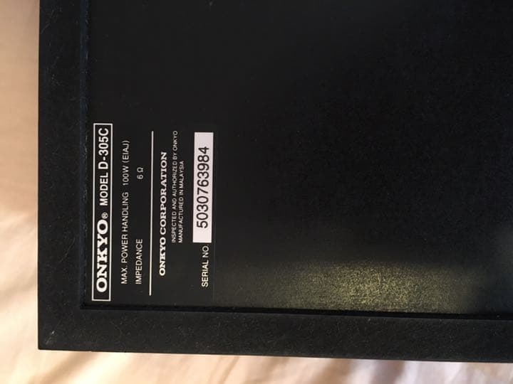 【値下中】ONKYO センタースピーカー D-305-C