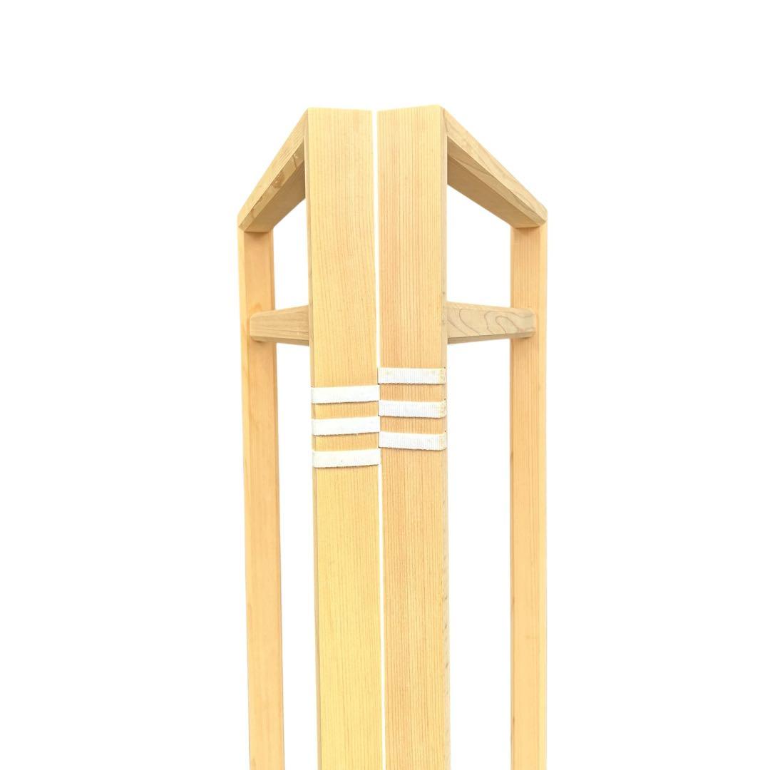 東屋 衣桁 檜 長丈並幅 衣紋掛け ハンガーラック　ハンガースタンド