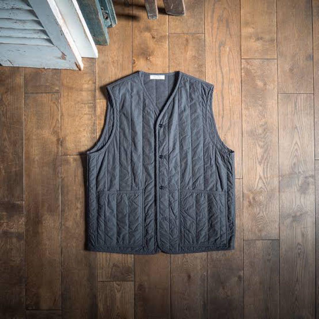 confect ウール中綿キルティングオーバーベスト