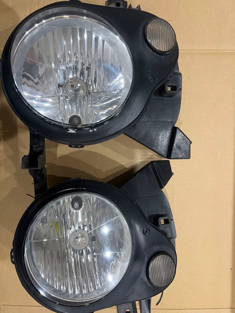 ラパン21s ss ヘッドライト2個セット　磨き上げ、コーティング済み