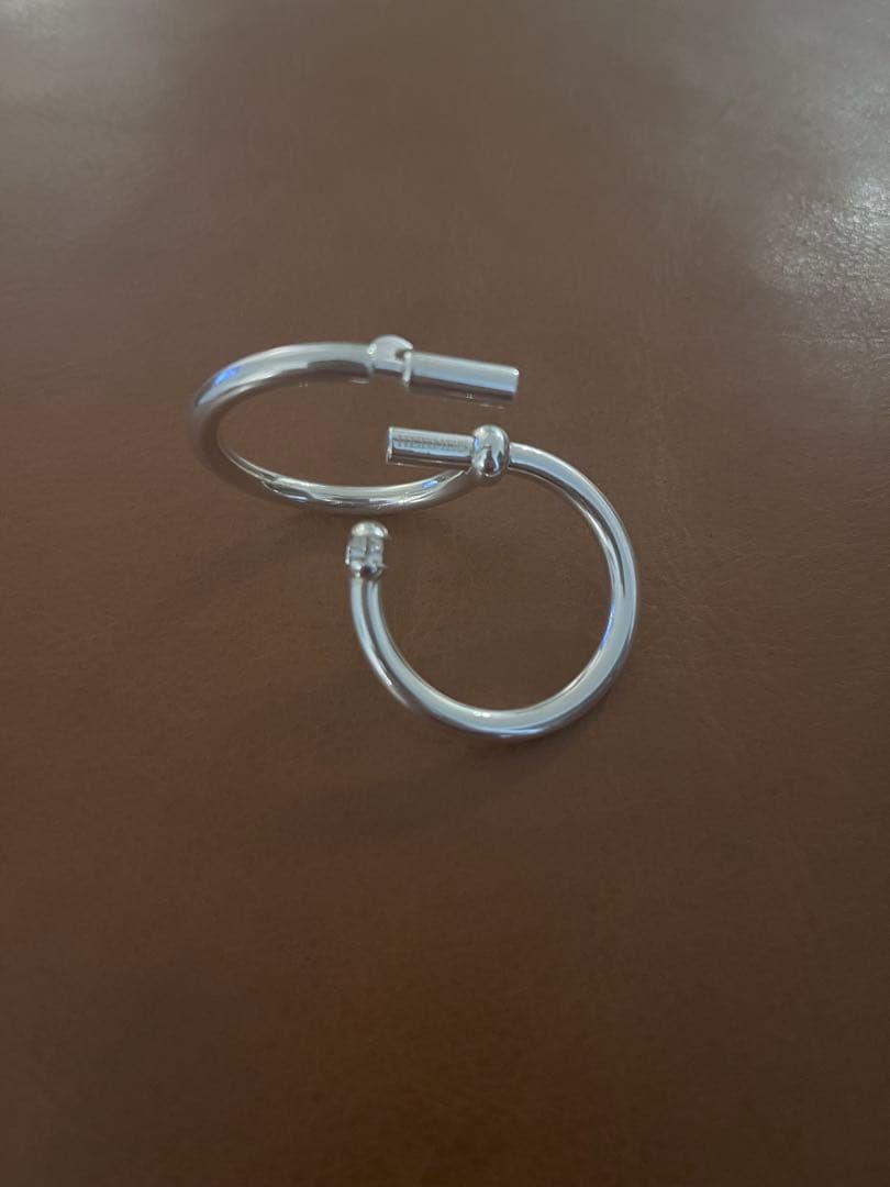 希少　エルメス　hermes ヴィンテージ　キーリング　キーチェーン　925