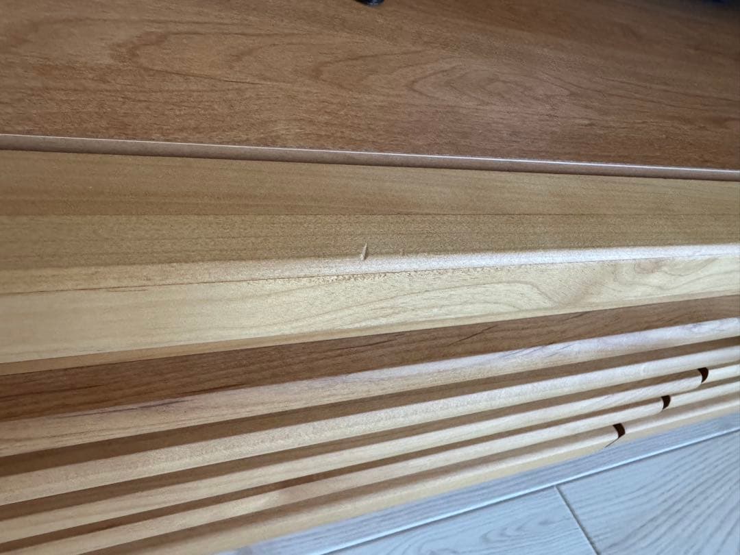 幅150cm アルダー無垢 国産 完成品 テレビ台 ロータイプ *ダリア-TG*