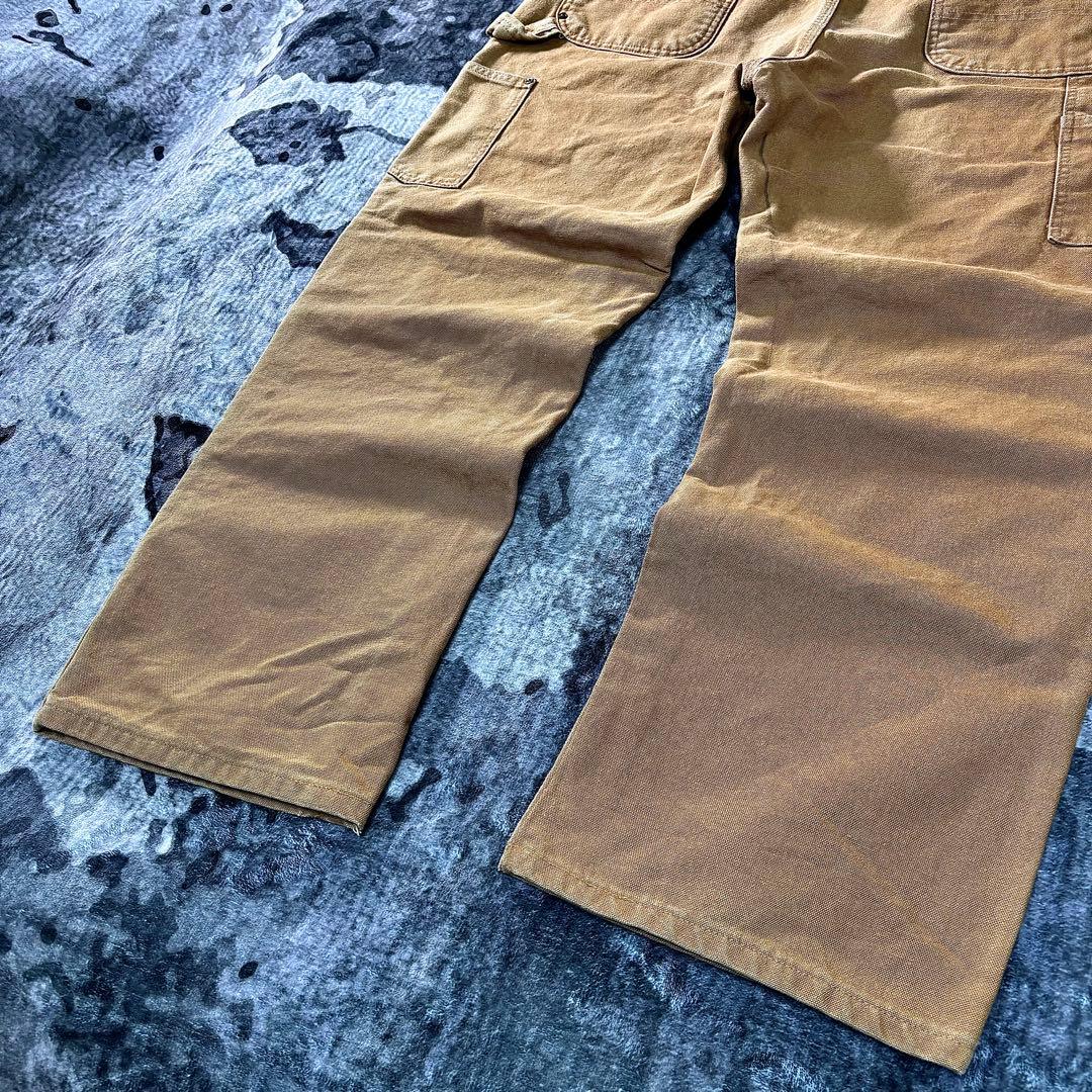 コメ欄セール！ビックシルエット 状態◎ ブラウンワークパンツ極太W40