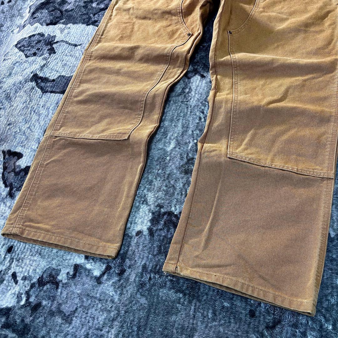 コメ欄セール！ビックシルエット 状態◎ ブラウンワークパンツ極太W40
