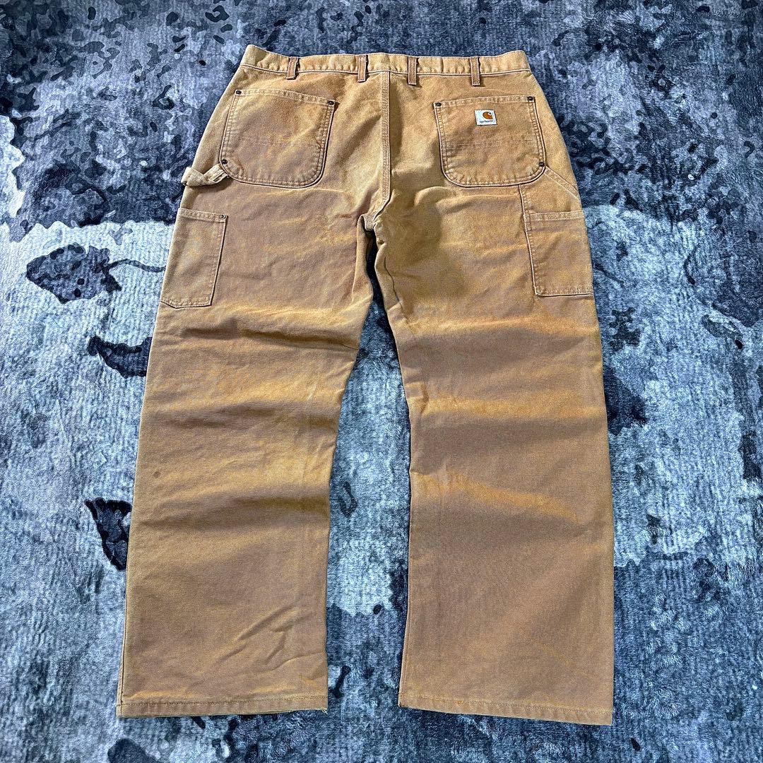 コメ欄セール！ビックシルエット 状態◎ ブラウンワークパンツ極太W40