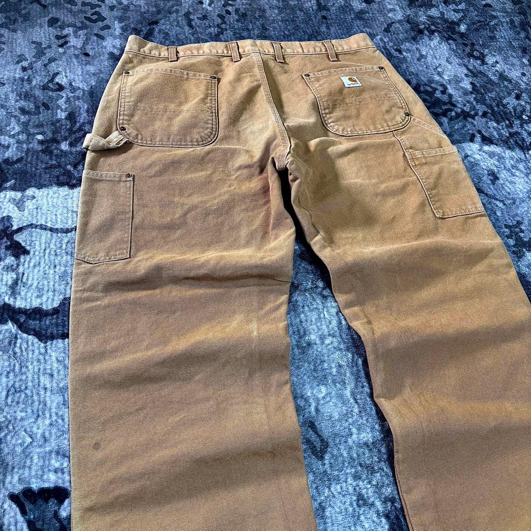 コメ欄セール！ビックシルエット 状態◎ ブラウンワークパンツ極太W40