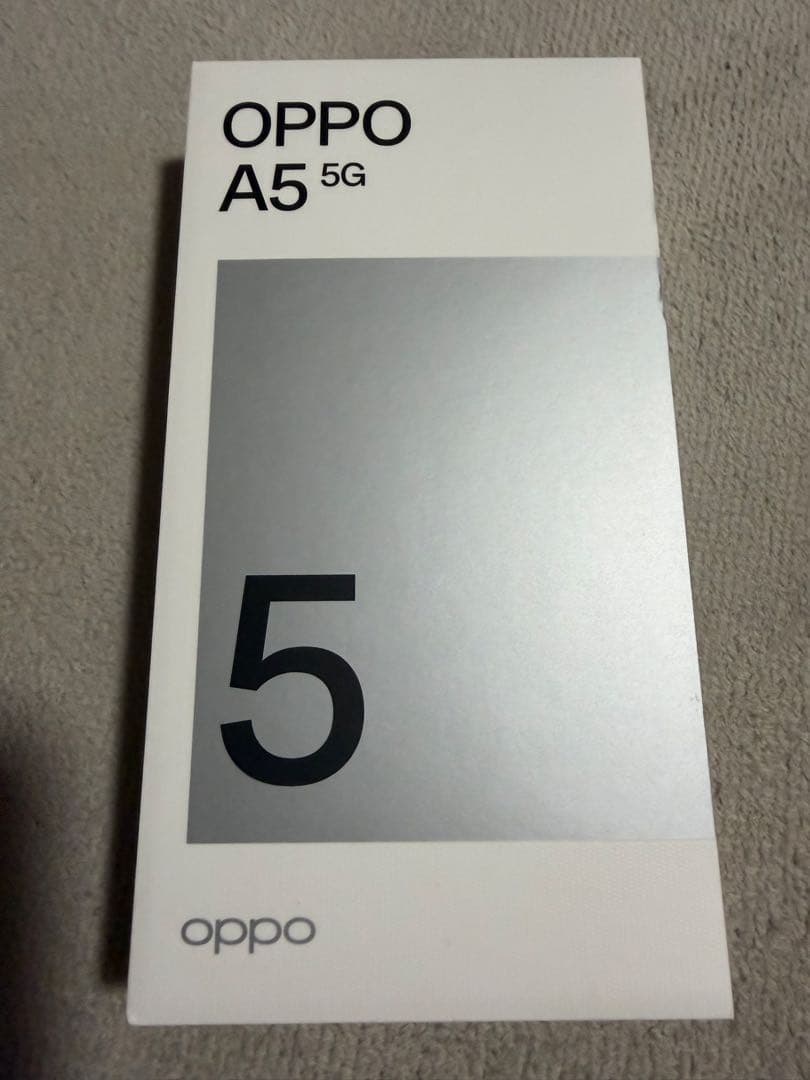 新品未使用　OPPO A5 5G ホワイト